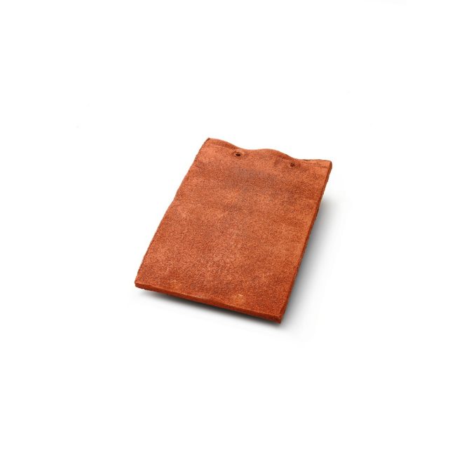 Single product shot of a Tegelpan Keymer Shire Downs Red roof tile
