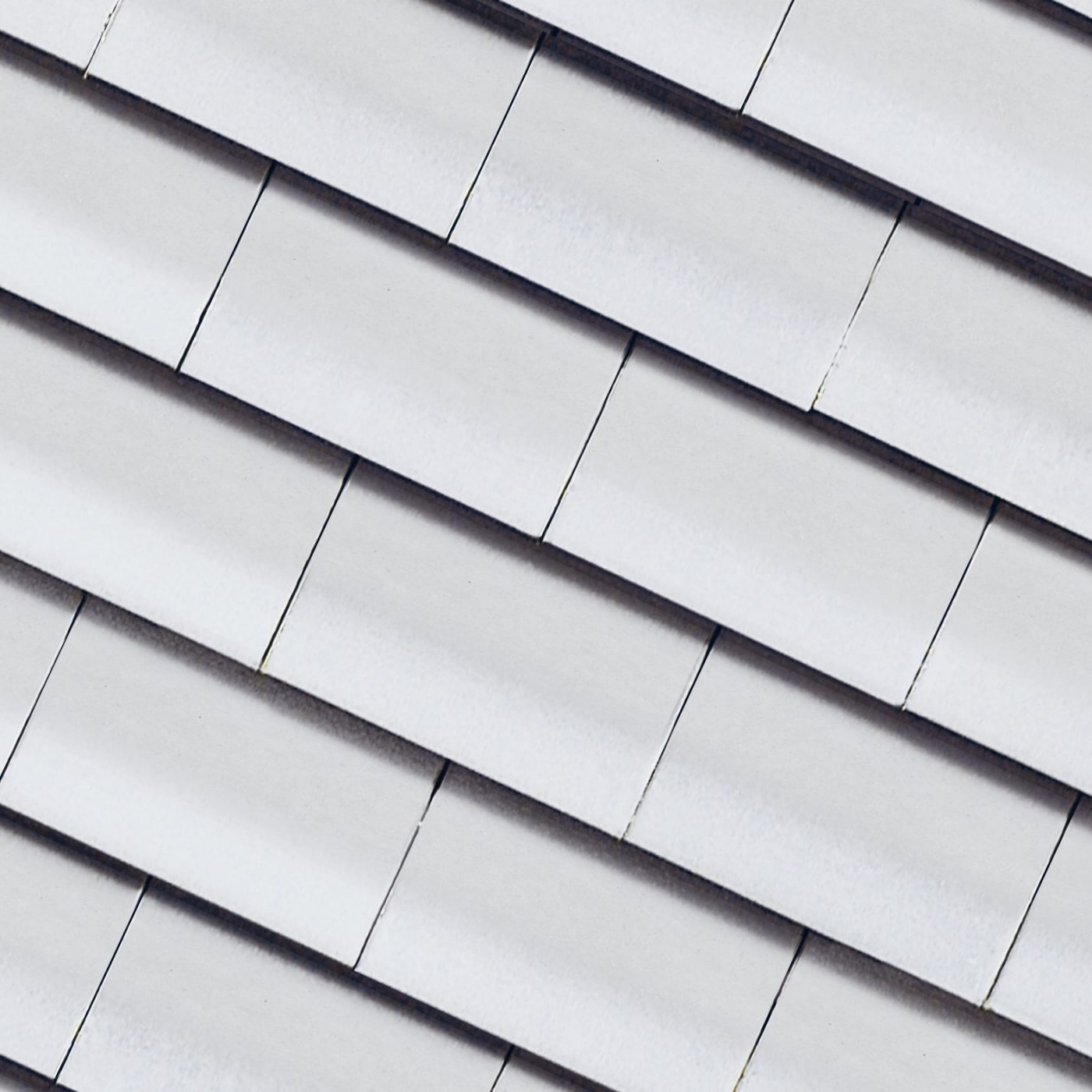 Tuile Plate 301 Blanc émaillé