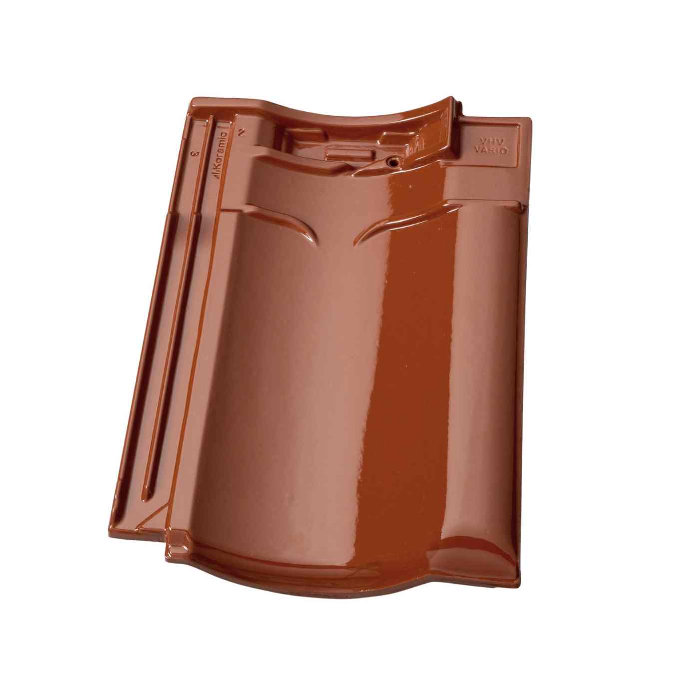 Productshot of the VHV Vario Lichtbruin geglazuurd rooftile